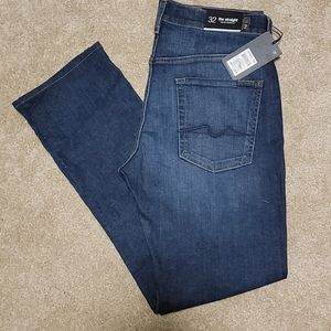 NWT Men's 7 For All Man Kind Jeans Straight  32/32